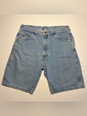 Wrangler Jeans Mens Shorts Size 36 Blue Denim